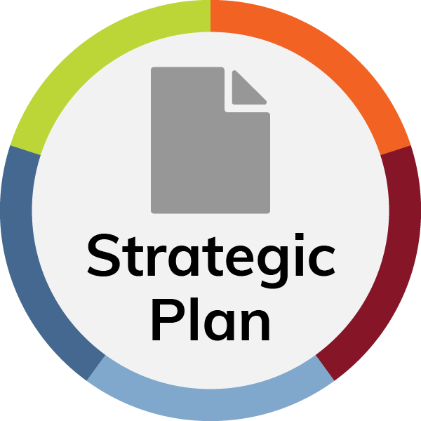 Strategic plan document icon